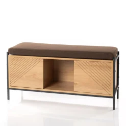 Armarios, Estantes Y Estanterías.>Banco Con Almacenaje Marrón Elemental