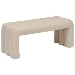 atmosphera Sillas, Sillones Y Bancos>Banco SISCO beige de tejido