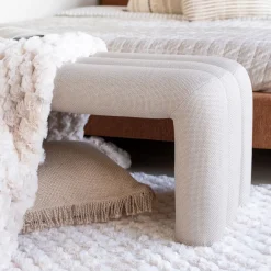 atmosphera Sillas, Sillones Y Bancos>Banco SISCO beige de tejido