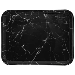 5five Encimera Y Lavavajillas>Bandeja De Melamina Mármol Negro 43x33Cm