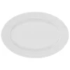 secret d'gourmet Platos>Bandeja ovalada PERLE 33x23cm de porcelana