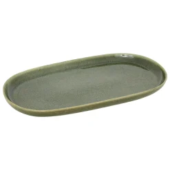 5five Cuencos, Fuentes Y Ensaladeras>Bandeja ovalada TERRE INC verde 31cm