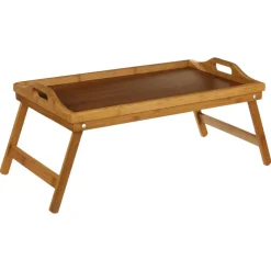 Encimera Y Lavavajillas>Bandeja para desayuno de bambú con patas