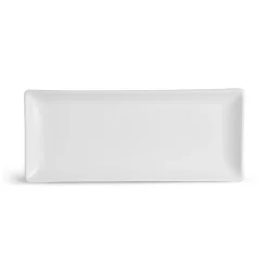 Cuencos, Fuentes Y Ensaladeras>Bandeja rectangular de porcelana 35.5x15cm