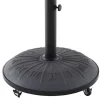 hespéride Parasol Y Bases>Base para parasol hormigón c/ruedas 25kg
