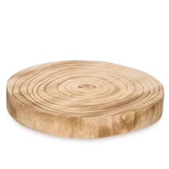 Placas Calefactoras Y Tablas De Cortar>Base Redonda De Madera Quemada 20cm