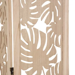 atmosphera Biombos|Estilo Rústico>Biombo Hoja De Palma 106.5x1.5x165Cm