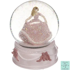 Niños atmosphera4kids Accesorios Decorativos>Bola De Nieve Musical Princesa 10x14Cm