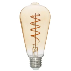 atmosphera Lámparas Y Alargadores>Bombilla Led Vintage Ámbar E27 St64 4W