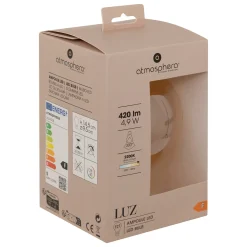 atmosphera Lámparas Y Alargadores>Bombilla Led Vintage Ámbar G95 2W E27