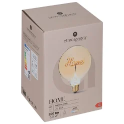 atmosphera Lámparas Y Alargadores>Bombilla Vintage Ámbar Home 12.5x17Cm