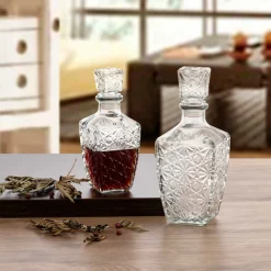 Jarros>Botella De Licor Rectangular 0.5L