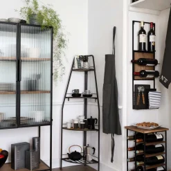 atmosphera Bodegas>Botellero P/10 Botellas Metal/Madera