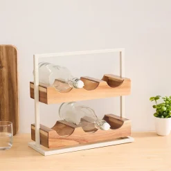 5five Bodegas>Botellero para 6 botellas beige 35cm