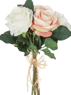 atmosphera Plantas Y Flores Artificiales>Bouquet Con 7 Rosas 30Cm