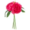 atmosphera Plantas Y Flores Artificiales>Bouquet De 4 Peonias Blush 30cm