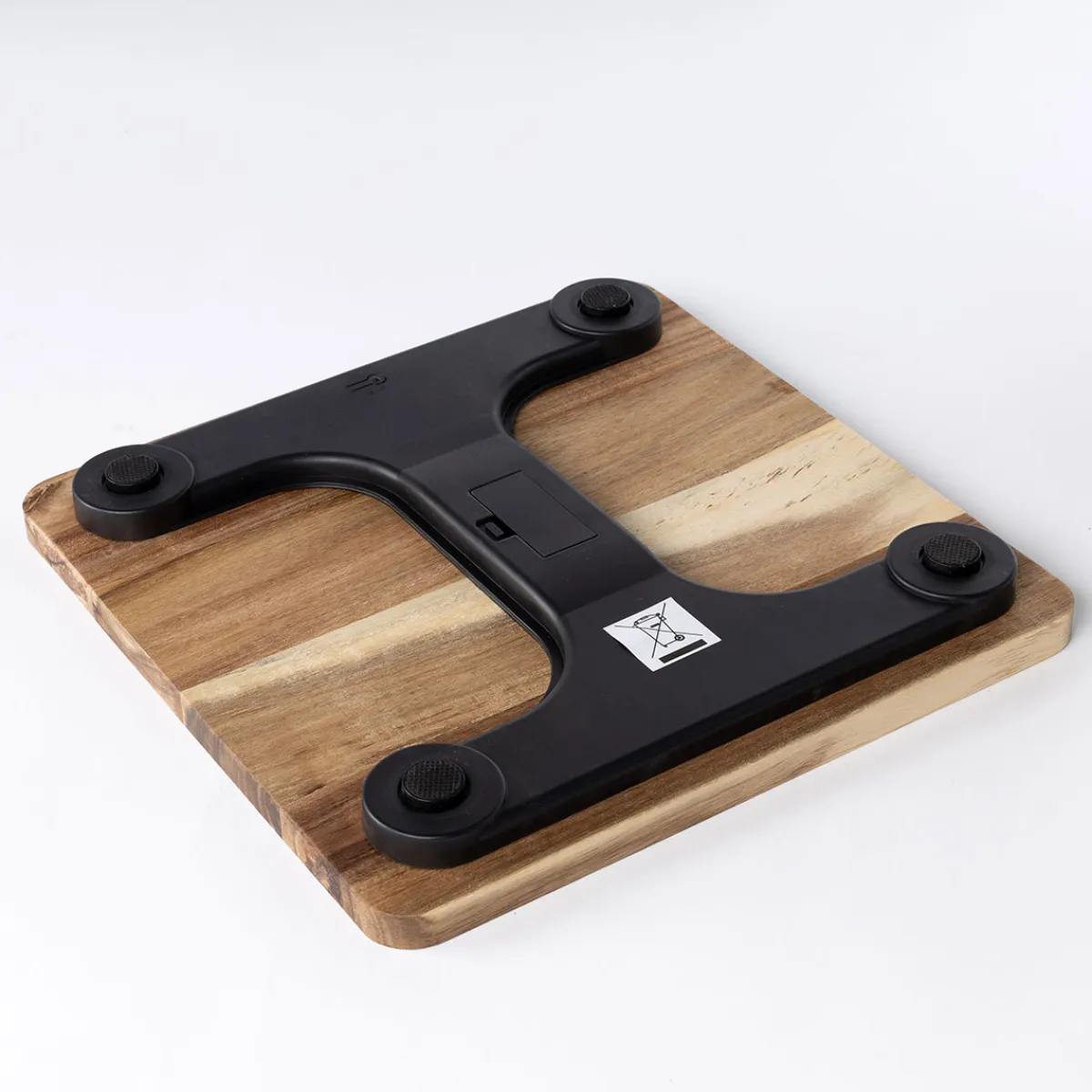 Accesorios De Baño>Báscula electrónica en madera de acacia