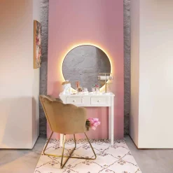 Sofás Y Sillones|Estilo Contemporaneo>Butaca BLOOM terciopelo burdeos con patas doradas