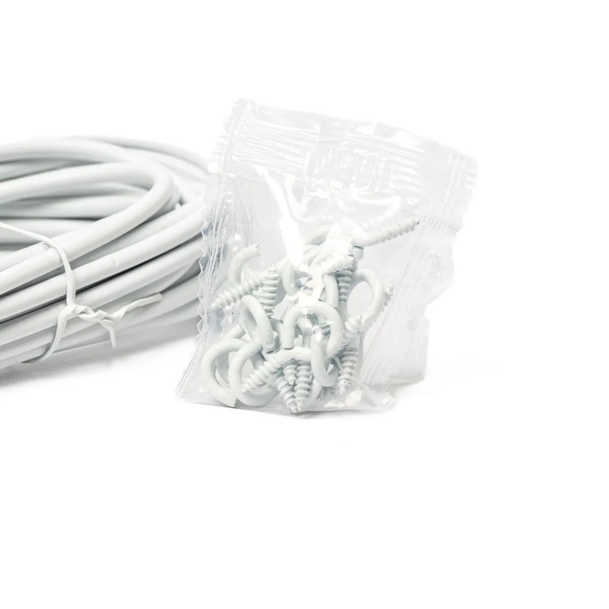 Varillas Y Accesorios>Cable Gusanillo 5Mx1 Blanco