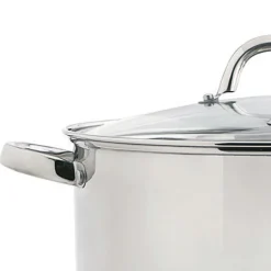 Cazuelas, Sartenes Y Hervidores>Cacerola Inoxidable C/Tapa Vidrio 30Cm