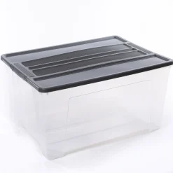 Caja Múltiple>Caja De Almacenaje C/Tapa Gris 150L