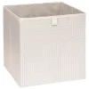 5five Cajas De Almacenamiento Y Organizadores>Caja de almacenaje estampado ARCHER beige 31x31cm