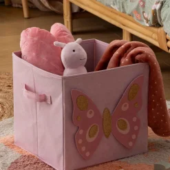 Niños atmosphera4kids Almacenamiento>Caja de almacenaje FORET ENCHANTEE rosa 29cm