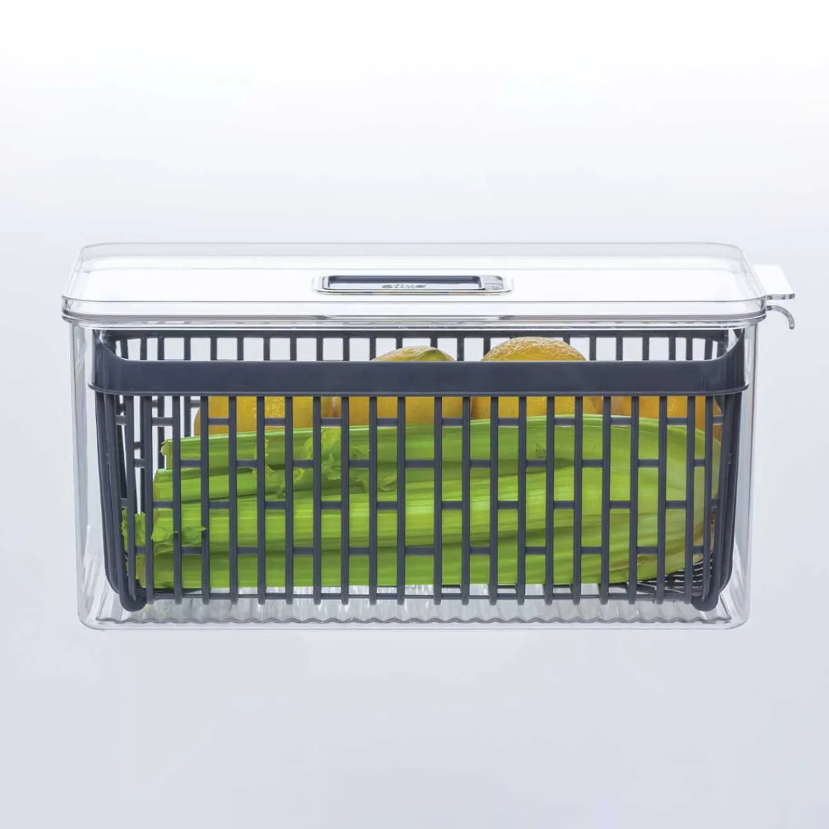 Cajas Y Frascos>Caja de almacenamiento apilable 16.4x15x32.5cm