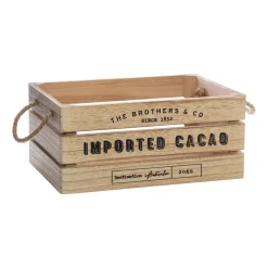 atmosphera Accesorios|Estilo Rústico>Caja De Madera Tam. 2/3 29.1x21.1x13Cm