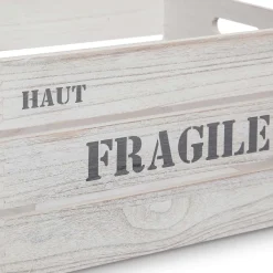 atmosphera Accesorios|Estilo Rústico>Caja De Madera 34x24x18Cm