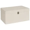 atmosphera Accesorios>Caja decorativa CARLIE blanca 26x34x54cm