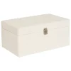 atmosphera Accesorios>Caja decorativa CARLIE blanca 22x29x48cm