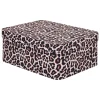 atmosphera Cestas Y Baúles>Caja decorativa leopardo 26x35cm