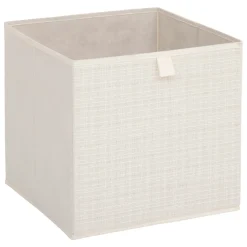 5five Cajas De Almacenamiento Y Organizadores>Caja organizadora TWEED beige 31x31cm