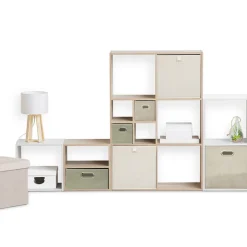 5five Cajas De Almacenamiento Y Organizadores>Caja organizadora TWEED beige 31x31cm