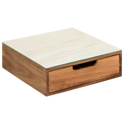 5five Cajas Y Frascos>Caja para cápsulas de café de madera de acacia