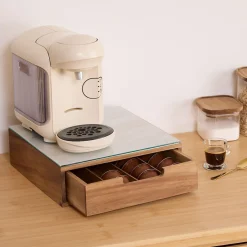 5five Cajas Y Frascos>Caja para cápsulas de café de madera de acacia