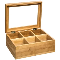 5five Cajas Y Frascos>Caja para té de bambú