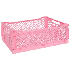 Niños atmosphera4kids Almacenamiento>Caja plegable rosa 40x30x15cm