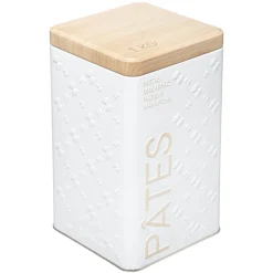 Cajas Y Frascos>Caja P/Pasta Scandi Metálica 10x10x18Cm