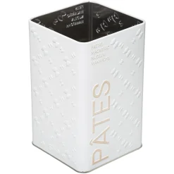 Cajas Y Frascos>Caja P/Pasta Scandi Metálica 10x10x18Cm