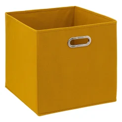 5five Cajas De Almacenamiento Y Organizadores>Caja Tnt Mostaza 31x31Cm