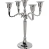 atmosphera Portavelas Y Candelabros|Estilo Contemporaneo>Candelabro De Metal Para 5 Velas 27Cm