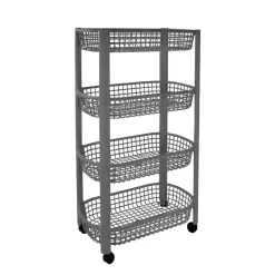 Carros De Soporte>Carrito Cocina C/4 Cestas 46.5x26x78.8
