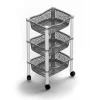 Carros De Soporte>Carrito De Cocina Con 3 Cestas Althea