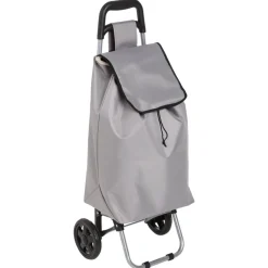 Carros De Soporte>Carro De La Compra Gris