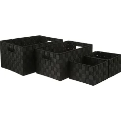 5five Cestas De Almacenamiento>Cesta De Almacenaje Negro Tam.4/4