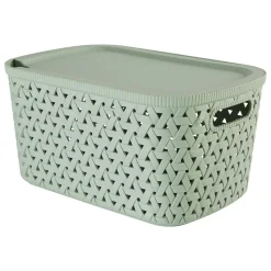 5five Cajas De Almacenamiento Y Organizadores>Cesta de almacenaje TRESSY verde 6.7L