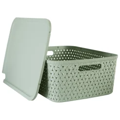 5five Cajas De Almacenamiento Y Organizadores>Cesta de almacenaje TRESSY verde 15L