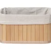 Cestas De Almacenamiento>Cesta De Bambú Tamaño 3/4 25x37x14Cm